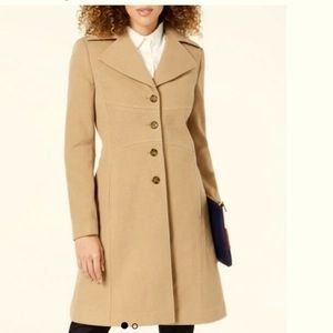Tommy Hilfiger Camel/Tan Walker Coat Size XS